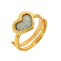 Azzate - Via Piave, 58 - Anello Rebecca Donna Half Moon in Bronzo BMHARB01-13 - BMHARB01-12